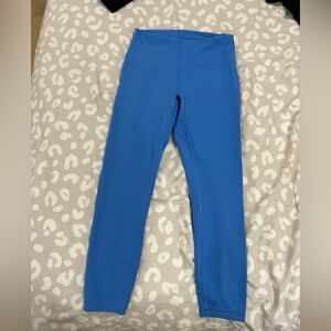 Blue lululemon leggings